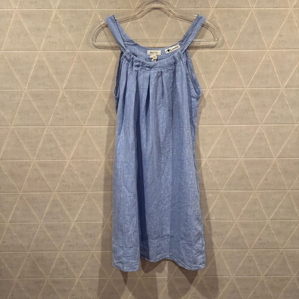 Malvin Hamburg Germany I Love Linen Dress Size M
